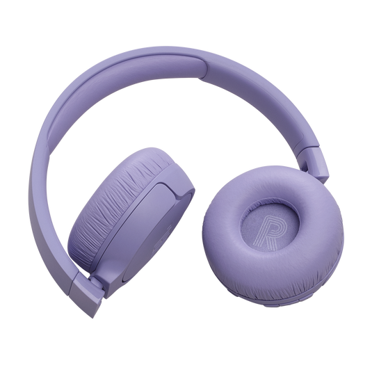 JBL Tune 670NC - Purple - Adaptive Noise Cancelling Wireless On-Ear Headphones - Top image number null